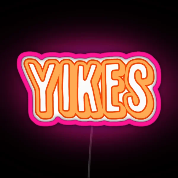 Yikes RGB Neon Sign