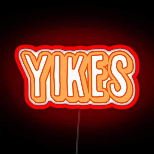 Yikes RGB Neon Sign