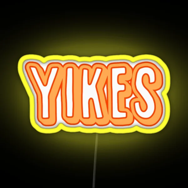 Yikes RGB Neon Sign