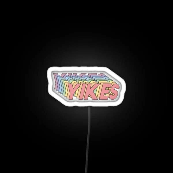 Yikes RGB Neon Sign
