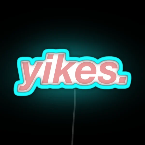 Yikes RGB Neon Sign