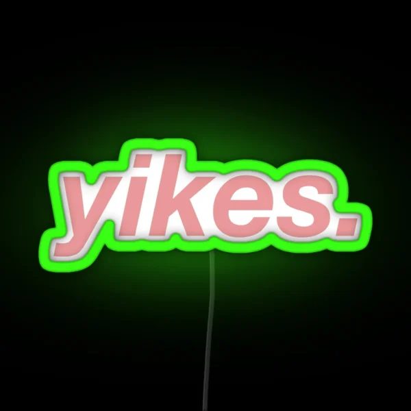 Yikes RGB Neon Sign