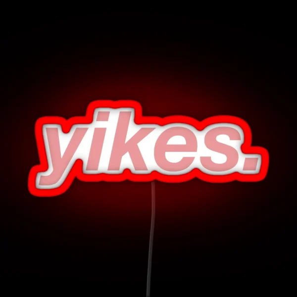 Yikes RGB Neon Sign