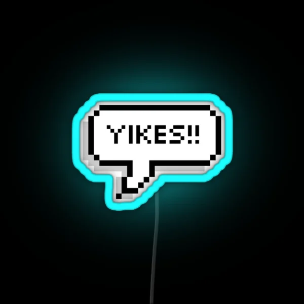 Yikes RGB Neon Sign