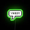 Add retro vibes with customizable LED neon lighting ambiance accents