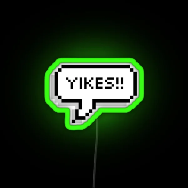 Yikes RGB Neon Sign