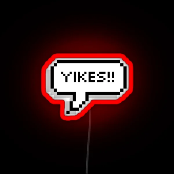 Yikes RGB Neon Sign