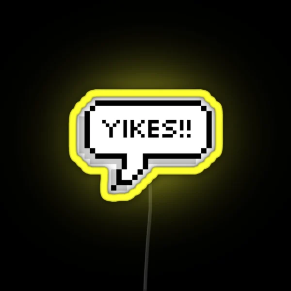 Yikes RGB Neon Sign