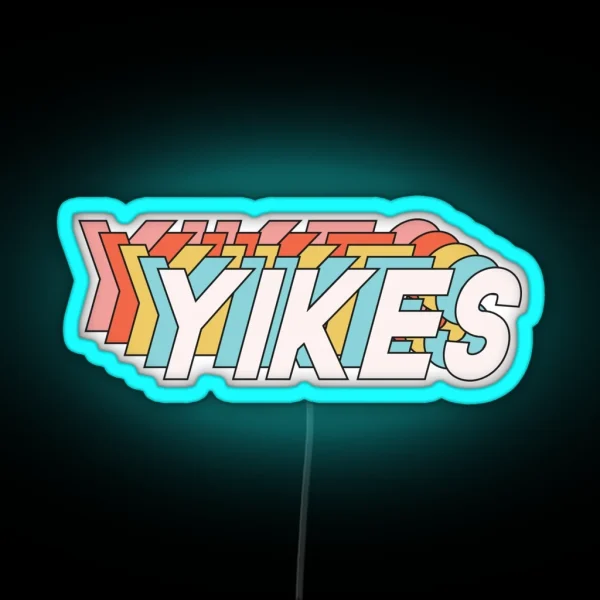 Yikes RGB Neon Sign
