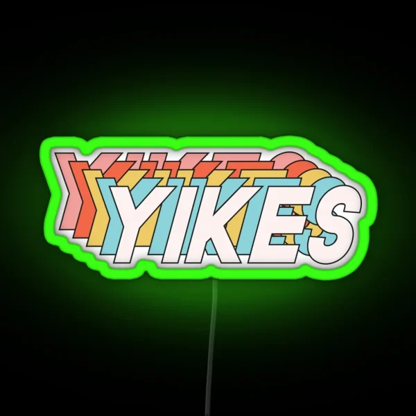 Yikes RGB Neon Sign
