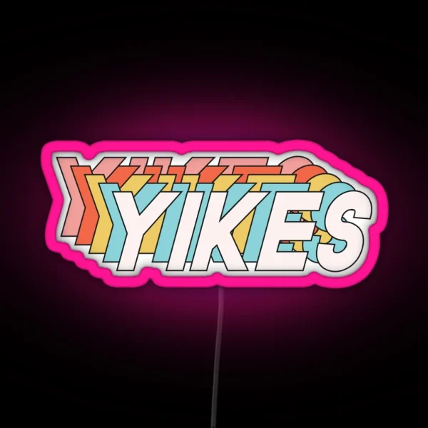 Yikes RGB Neon Sign