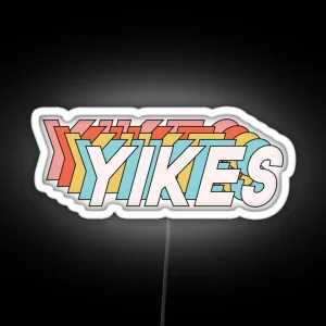 Yikes RGB Neon Sign