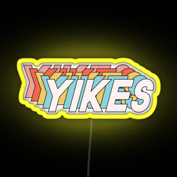 Yikes RGB Neon Sign