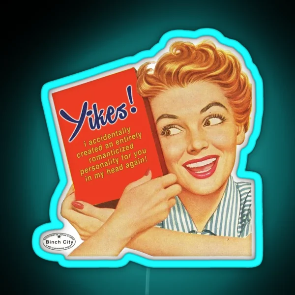 Yikes RGB Neon Sign