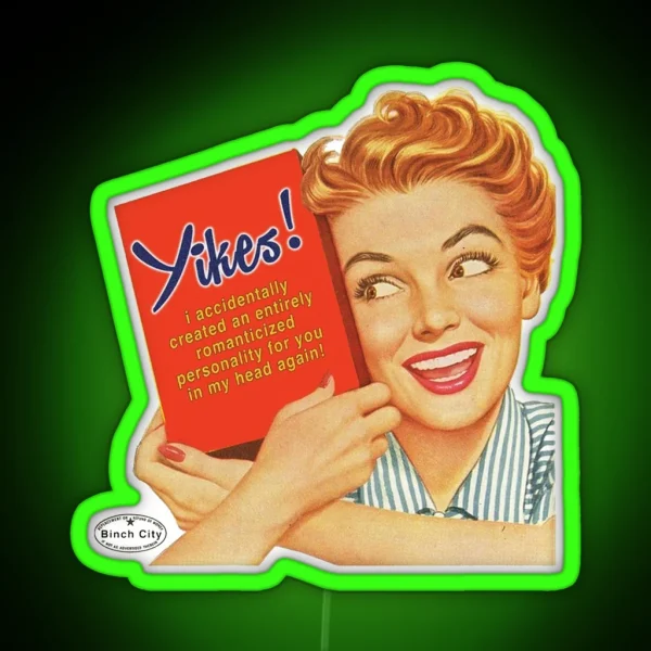 Yikes RGB Neon Sign