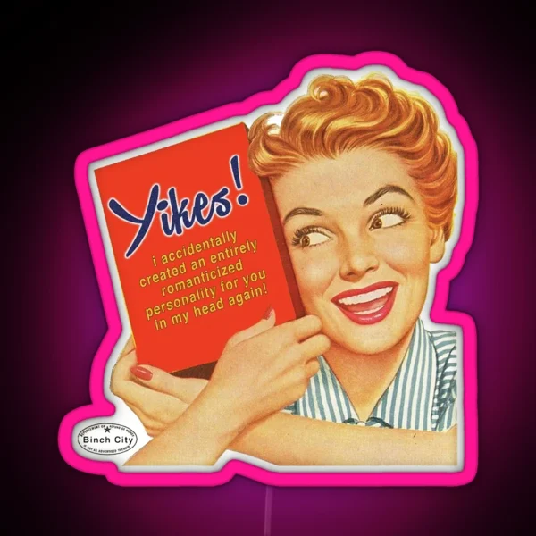 Yikes RGB Neon Sign
