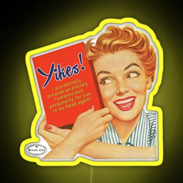 Yikes RGB Neon Sign