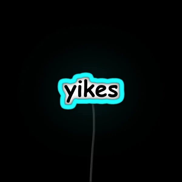 Yikes RGB Neon Sign