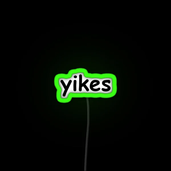 Yikes RGB Neon Sign