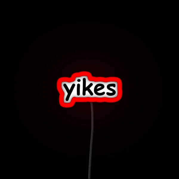 Yikes RGB Neon Sign
