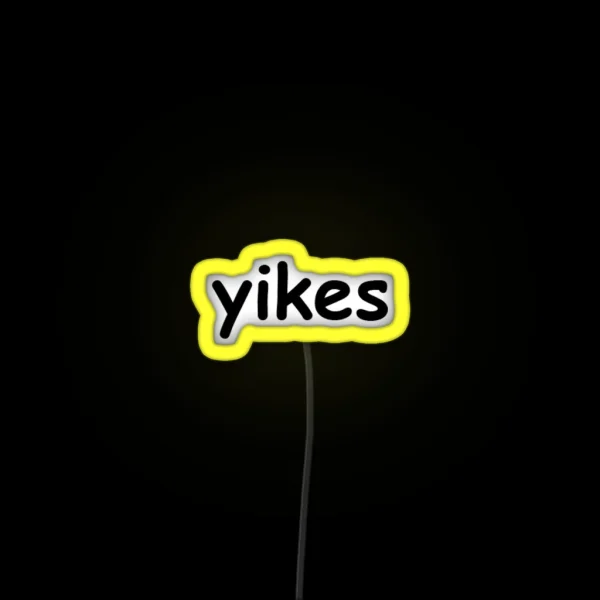 Yikes RGB Neon Sign
