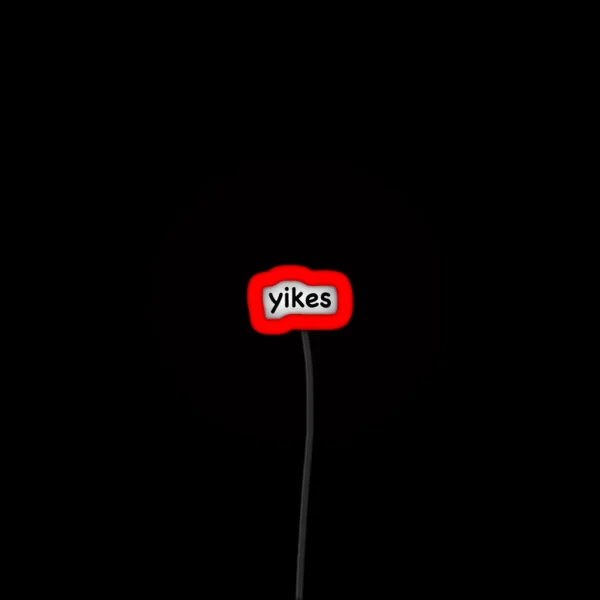 Yikes RGB Neon Sign