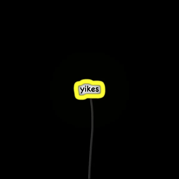 Yikes RGB Neon Sign
