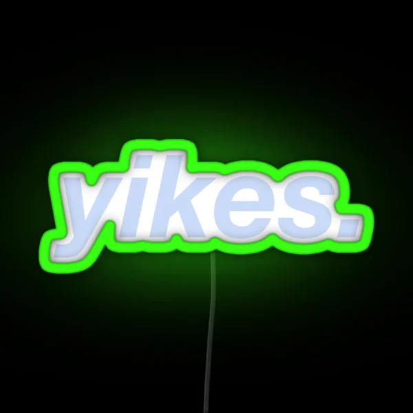 Yikes RGB Neon Sign