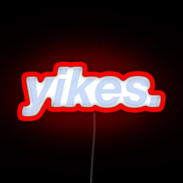 Yikes RGB Neon Sign