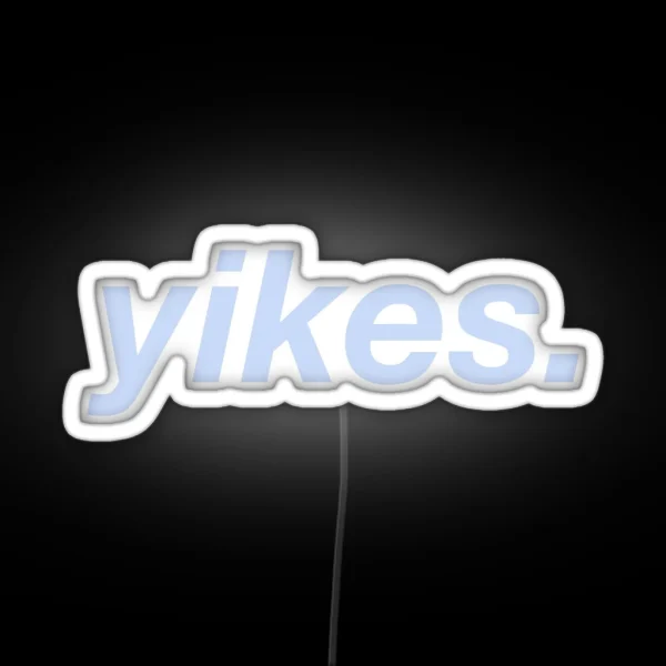 Yikes RGB Neon Sign