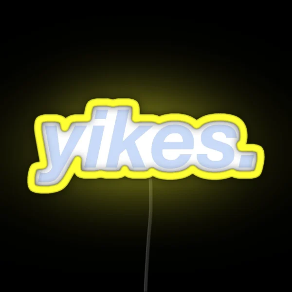 Yikes RGB Neon Sign