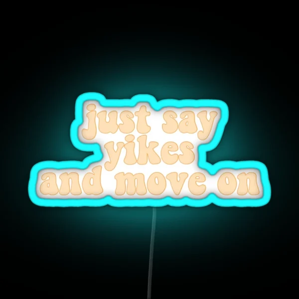 Yikes RGB Neon Sign