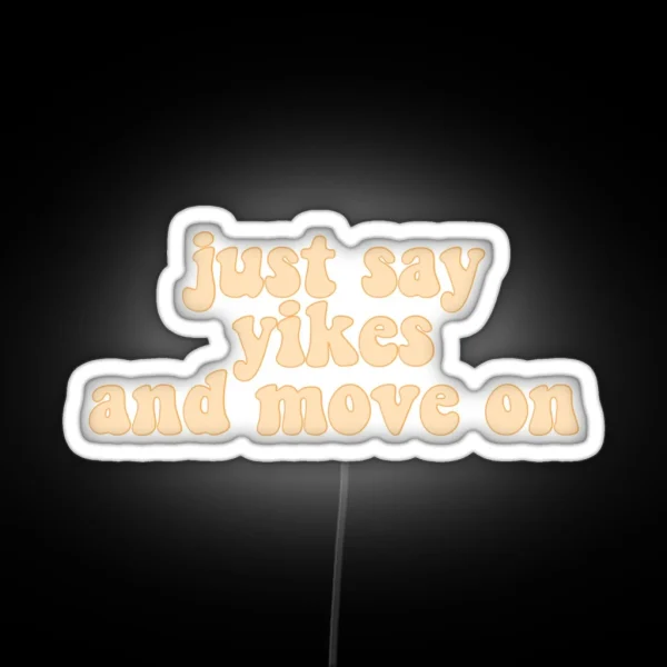 Yikes RGB Neon Sign