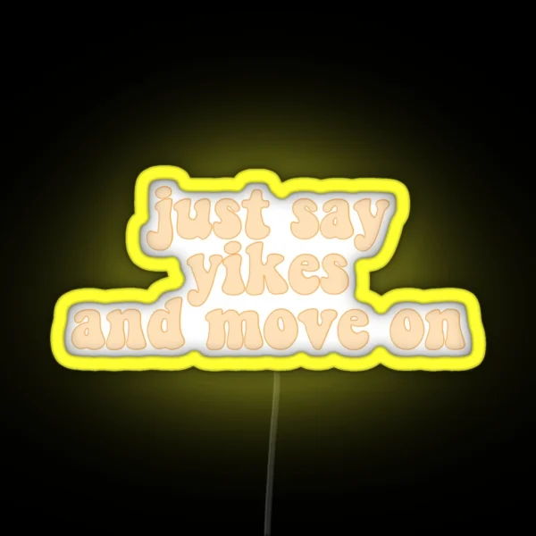 Yikes RGB Neon Sign