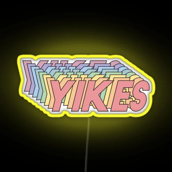 YIKES RGB Neon Sign