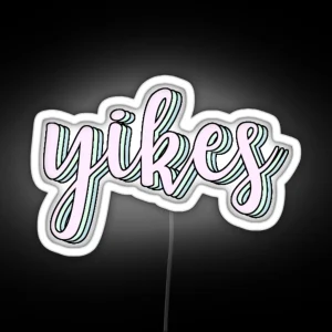 Yikes RGB Neon Sign