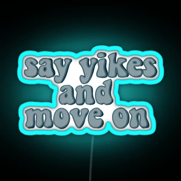 Yikes RGB Neon Sign