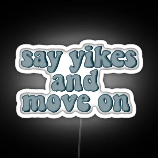 Yikes RGB Neon Sign