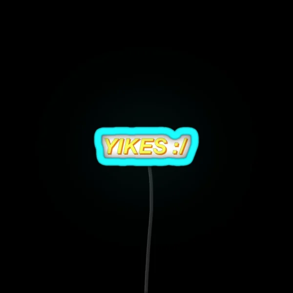 Yikes RGB Neon Sign