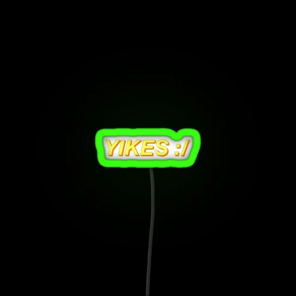 Yikes RGB Neon Sign