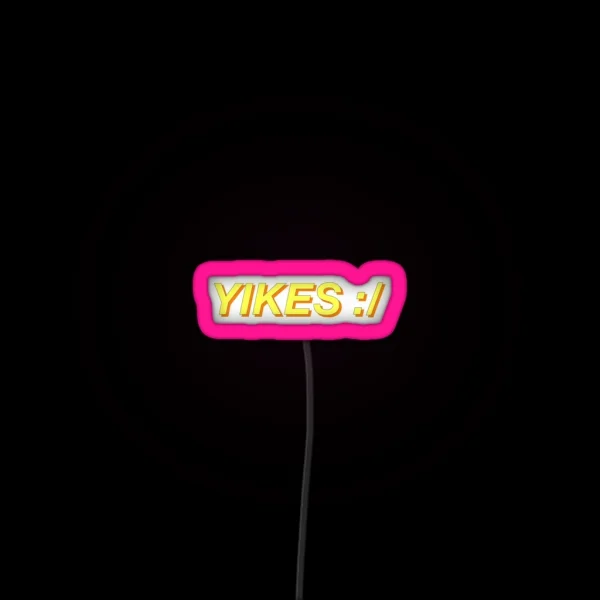 Yikes RGB Neon Sign