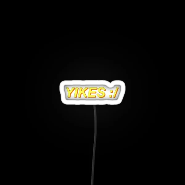 Yikes RGB Neon Sign