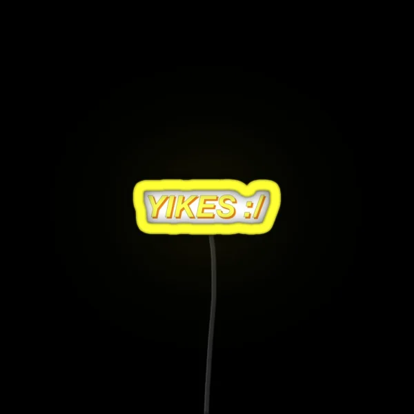 Yikes RGB Neon Sign