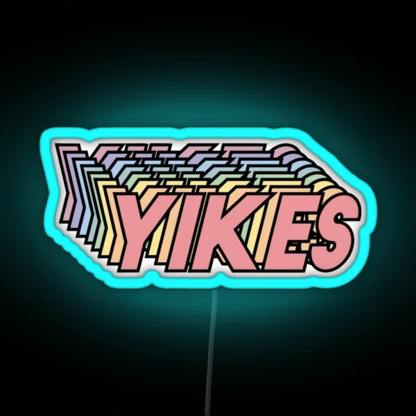 Yikes RGB Neon Sign