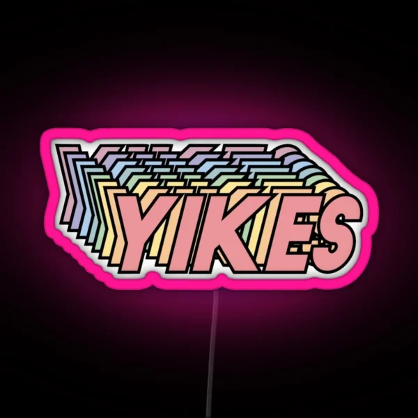 Yikes RGB Neon Sign