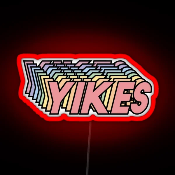 Yikes RGB Neon Sign