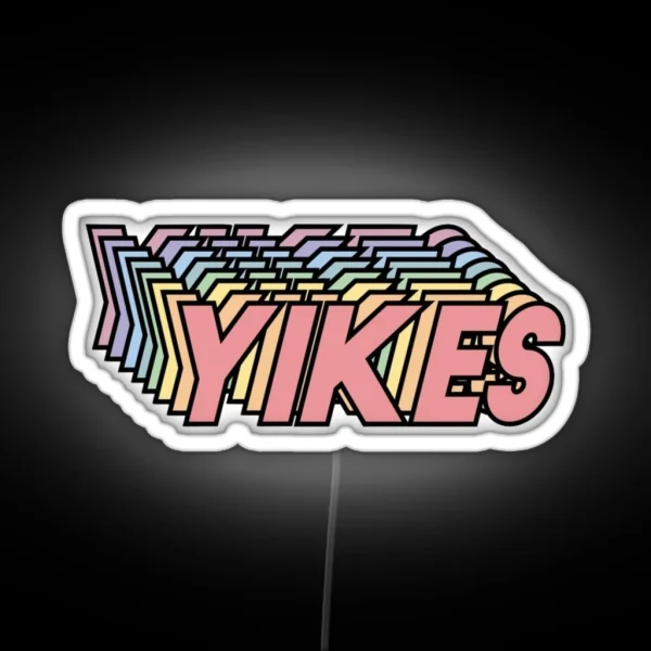 Yikes RGB Neon Sign