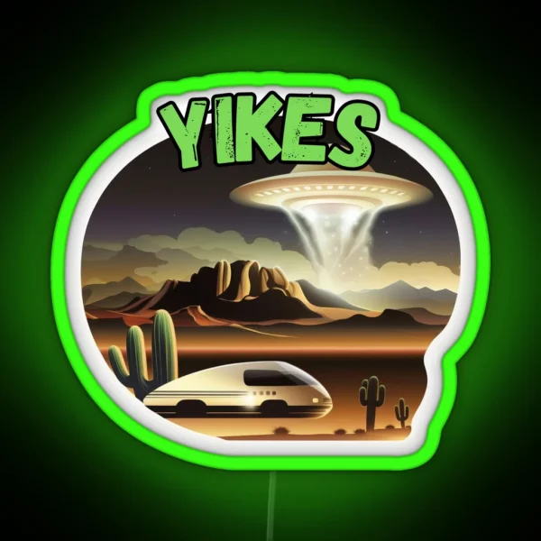 Yikes RGB Neon Sign