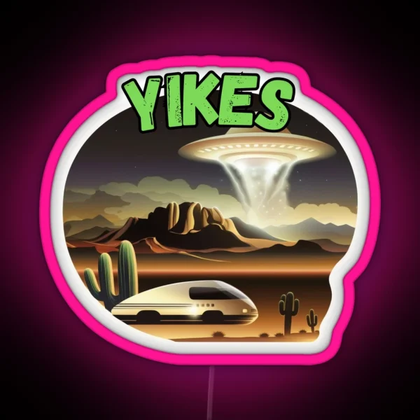 Yikes RGB Neon Sign