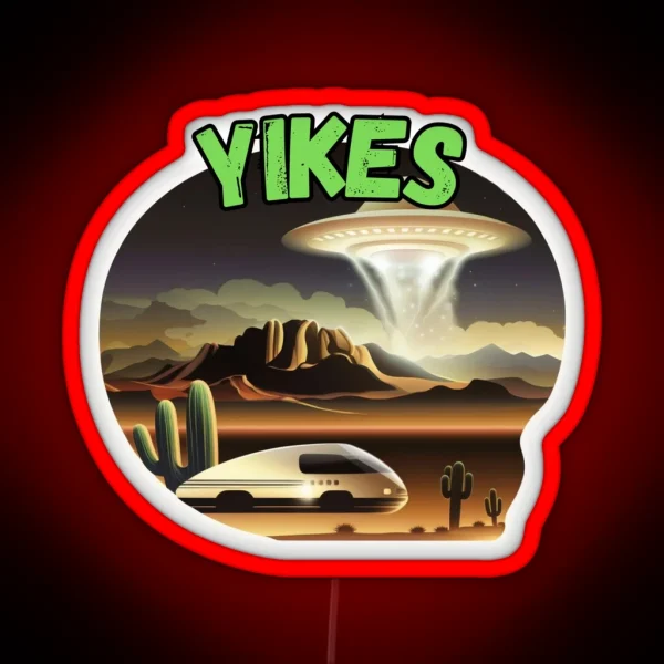 Yikes RGB Neon Sign